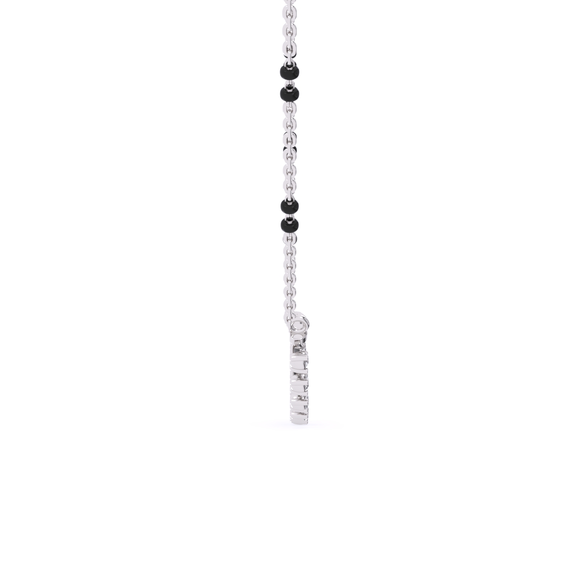 Minimalistic Round Diamond Mangalsutra